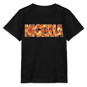 Nigéria - T-shirt bio MINI CREATOR Stanley/Stella Enfant - noir - Devant - Mikhail (115cm)