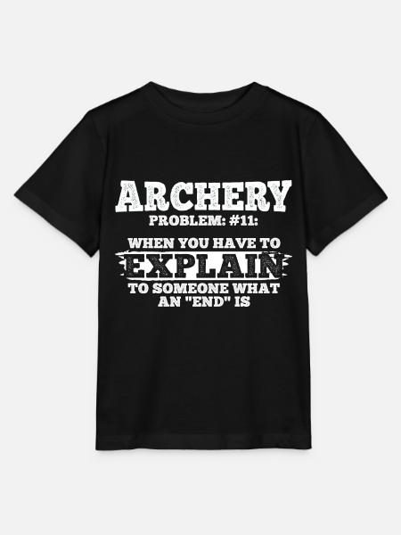 Bogenschießen Archery - Stanley/Stella Kinder T-Shirt MINI CREATOR  - Schwarz