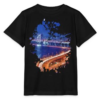 Highway - Stanley/Stella Kinder T-Shirt MINI CREATOR  - Schwarz - Vorne - Mikhail (115cm)
