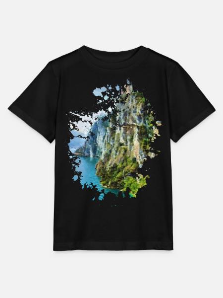 Cliff - Stanley/Stella Kinder T-Shirt MINI CREATOR - Schwarz