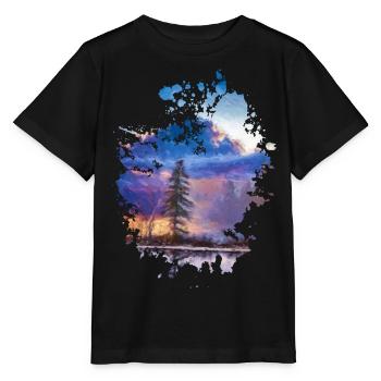 Baum - Stanley/Stella Kinder T-Shirt MINI CREATOR  - Schwarz - Vorne - Mikhail (115cm)
