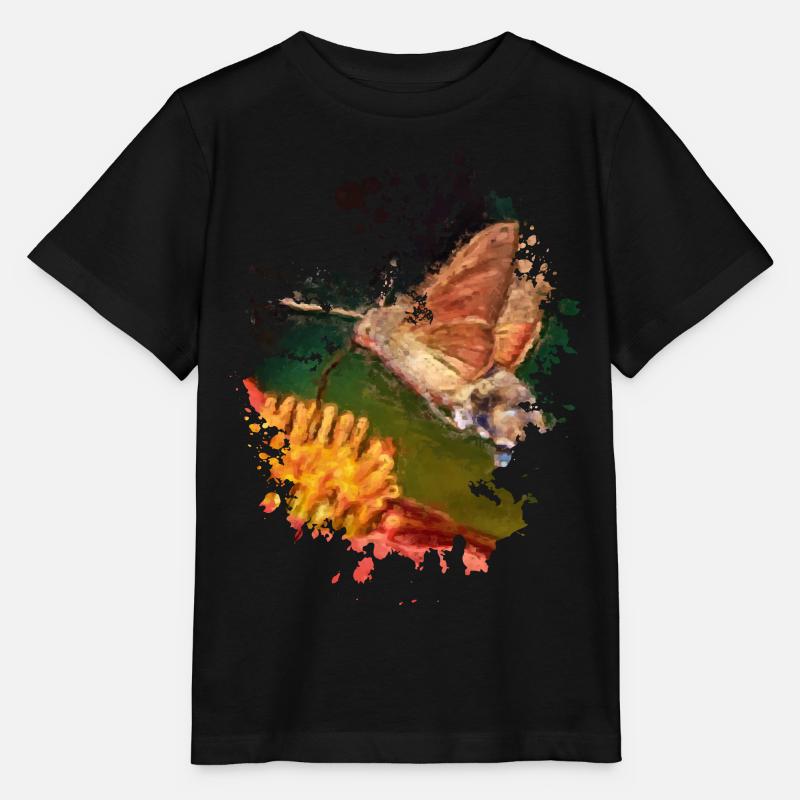 Schmetterling - Stanley/Stella Kinder T-Shirt MINI CREATOR  - Schwarz