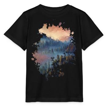 Landschaft - Stanley/Stella Kinder T-Shirt MINI CREATOR  - Schwarz - Vorne - Mikhail (115cm)