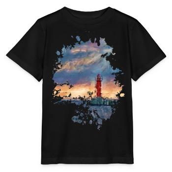 Leuchtturm - Stanley/Stella Kinder T-Shirt MINI CREATOR  - Schwarz - Vorne - Mikhail (115cm)