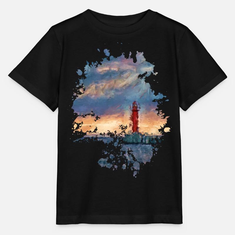 Leuchtturm - Stanley/Stella Kinder T-Shirt MINI CREATOR  - Schwarz