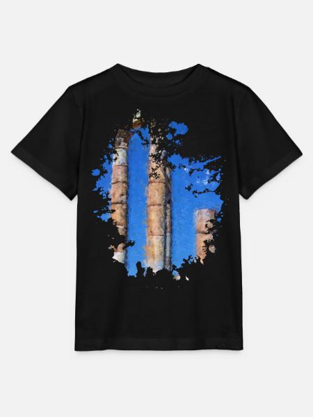Säulen - Stanley/Stella Kinder T-Shirt MINI CREATOR  - Schwarz