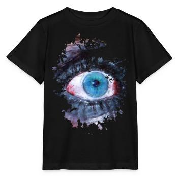 Auge - Stanley/Stella Kinder T-Shirt MINI CREATOR  - Schwarz - Vorne - Mikhail (115cm)