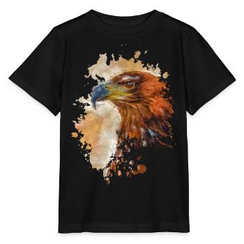 Vogel - Stanley/Stella Kinder T-Shirt MINI CREATOR  - Schwarz - Vorne - Mikhail (115cm)