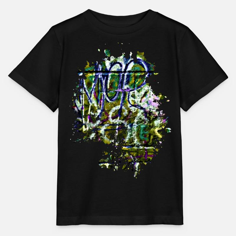 Graffiti - Stanley/Stella Kinder T-Shirt MINI CREATOR  - Schwarz