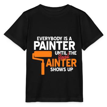 painter - Stanley/Stella MINI CREATOR Kids’ T-Shirt - black - Front - Mikhail (115cm)