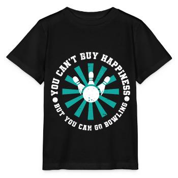 Bowling Bowling Ball Bowling Alley Strike - Stanley/Stella MINI CREATOR Kids’ T-Shirt - black - Front - Mikhail (115cm)