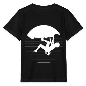Climbing Climbing Mountaineering Climbing wall - Stanley/Stella MINI CREATOR Kids’ T-Shirt - black - Front - Mikhail (115cm)