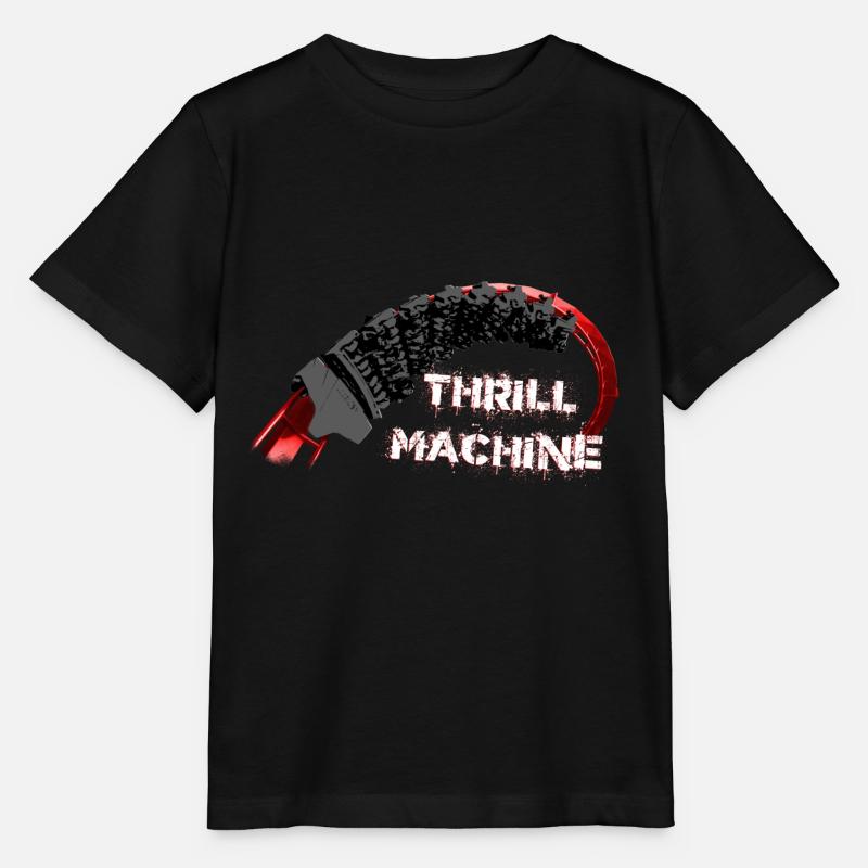 THRILL MACHINE - Stanley/Stella MINI CREATOR Kids’ T-Shirt - black