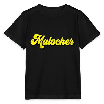 Malocher - Stanley/Stella Kinder T-Shirt MINI CREATOR  - Schwarz - Vorne - Mikhail (115cm)