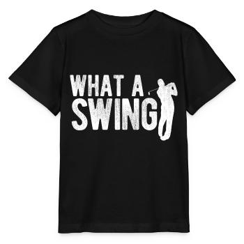Golfplatz zum Golfen Golf - Stanley/Stella Kinder T-Shirt MINI CREATOR  - Schwarz - Vorne - Mikhail (115cm)