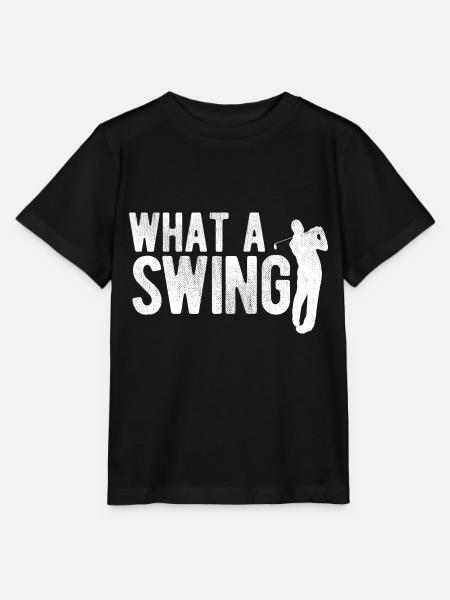Golfplatz zum Golfen Golf - Stanley/Stella Kinder T-Shirt MINI CREATOR - Schwarz