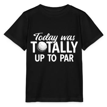Golfplatz zum Golfen Golf - Stanley/Stella Kinder T-Shirt MINI CREATOR  - Schwarz - Vorne - Mikhail (115cm)