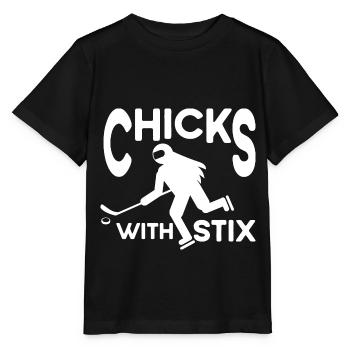 Ice Hockey Skates Puck Hockey Women - Stanley/Stella MINI CREATOR Kids’ T-Shirt - black - Front - Mikhail (115cm)