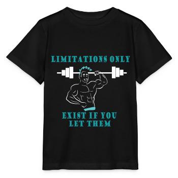 Bodybuilding Kraftsport Fitness Muskelaufbau - Stanley/Stella Kinder T-Shirt MINI CREATOR  - Schwarz - Vorne - Mikhail (115cm)