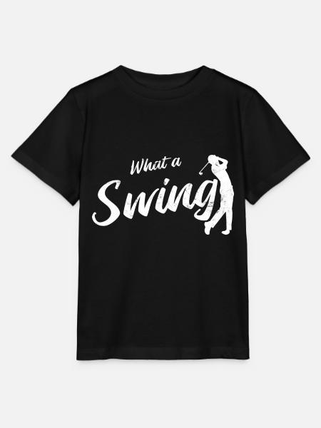 Golfplatz zum Golfen Golf - Stanley/Stella Kinder T-Shirt MINI CREATOR - Schwarz