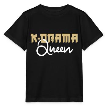 K-Drama Queen Kdrama Girl - Stanley/Stella Kinder T-Shirt MINI CREATOR  - Schwarz - Vorne - Mikhail (115cm)