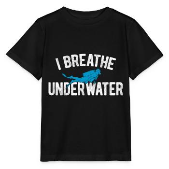 Apnoetaucher Freitaucher Taucher - Stanley/Stella Kinder T-Shirt MINI CREATOR  - Schwarz - Vorne - Mikhail (115cm)