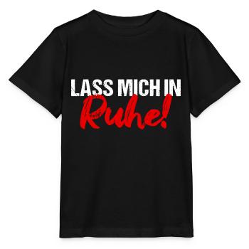 Lass mich in Ruhe! - Stanley/Stella Kinder T-Shirt MINI CREATOR  - Schwarz - Vorne - Mikhail (115cm)