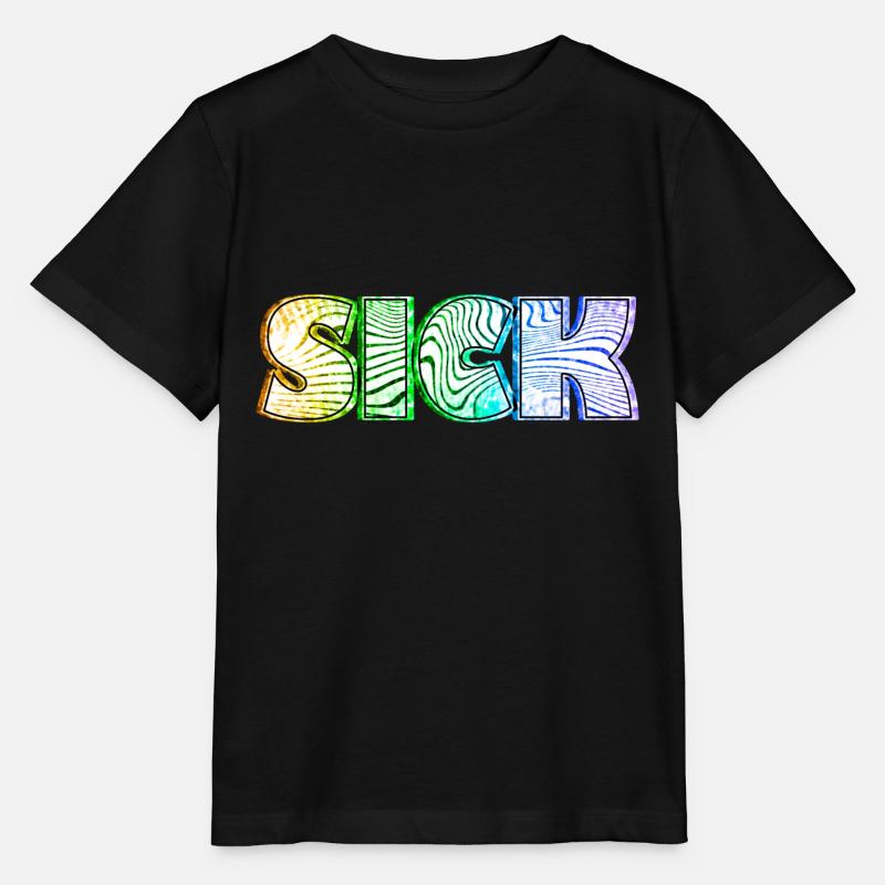 Sick sick SICK | Krankes Krank Design - Stanley/Stella MINI CREATOR Kids’ T-Shirt - black