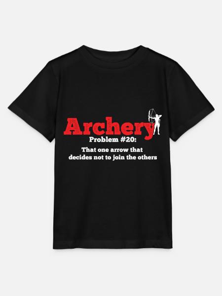 Bogenschießen Archery - Stanley/Stella Kinder T-Shirt MINI CREATOR  - Schwarz