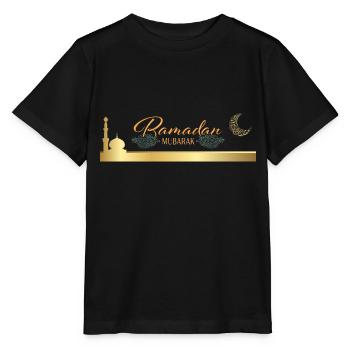 Ramadan Mubarak - Stanley/Stella MINI CREATOR Kids’ T-Shirt - black - Front - Mikhail (115cm)