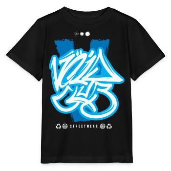 Streetwear Urban Graffiti - Stanley/Stella MINI CREATOR Kids’ T-Shirt - black - Front - Mikhail (115cm)