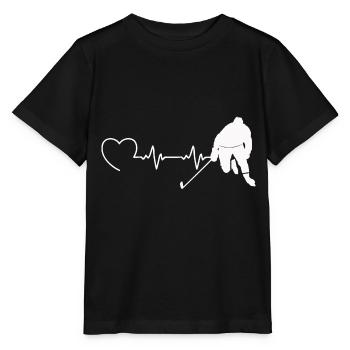 Ice Hockey Ice Hockey Retro Skates Puck Ice - Stanley/Stella MINI CREATOR Kids’ T-Shirt - black - Front - Mikhail (115cm)