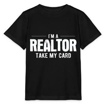Immobilien-Händler Für Immobilien-Makler - Stanley/Stella Kinder T-Shirt MINI CREATOR  - Schwarz - Vorne - Mikhail (115cm)