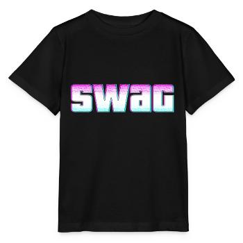 swag SWAG Swag - T-shirt bio MINI CREATOR Stanley/Stella Enfant - noir - Devant - Mikhail (115cm)