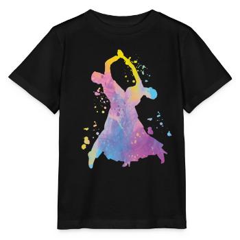 Wiener Walzer Gesellschaftstänze - Stanley/Stella Kinder T-Shirt MINI CREATOR  - Schwarz - Vorne - Mikhail (115cm)