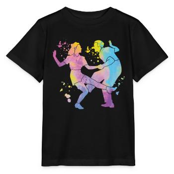 Danse Swing 60s Boogie Woogie - T-shirt bio MINI CREATOR Stanley/Stella Enfant - noir - Devant - Mikhail (115cm)