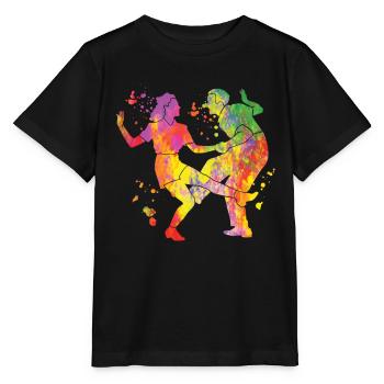 Danse Swing 60s Boogie Woogie - T-shirt bio MINI CREATOR Stanley/Stella Enfant - noir - Devant - Mikhail (115cm)