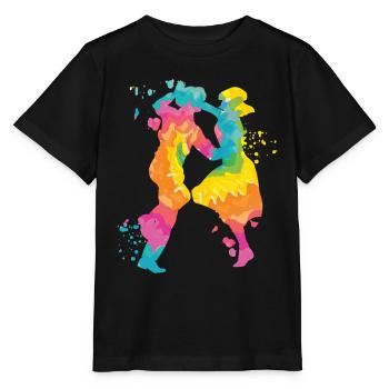 Danse Swing 60s Boogie Woogie - T-shirt bio MINI CREATOR Stanley/Stella Enfant - noir - Devant - Mikhail (115cm)