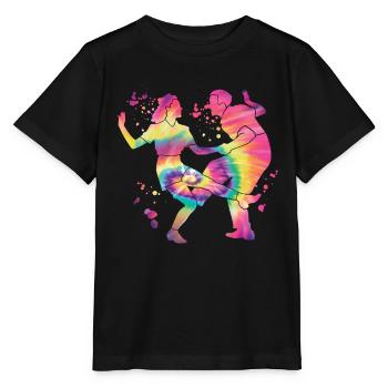Danse Swing 60s Boogie Woogie - T-shirt bio MINI CREATOR Stanley/Stella Enfant - noir - Devant - Mikhail (115cm)