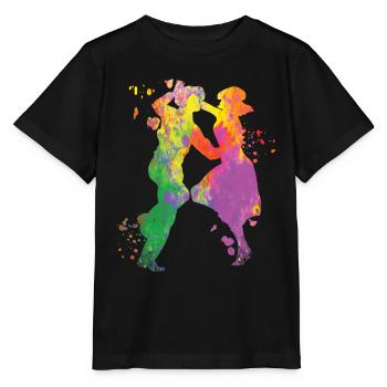 Danse Swing 60s Boogie Woogie - T-shirt bio MINI CREATOR Stanley/Stella Enfant - noir - Devant - Mikhail (115cm)