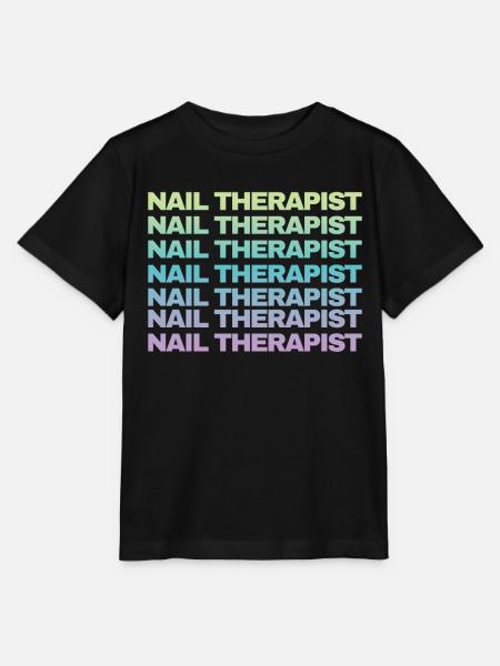 Thérapeute des ongles Drôle Nail Art Nail Tech - T-shirt bio MINI CREATOR Stanley/Stella Enfant - noir