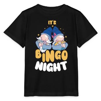Es Ist Bingo-nacht Bingo - Stanley/Stella Kinder T-Shirt MINI CREATOR  - Schwarz - Vorne - Mikhail (115cm)