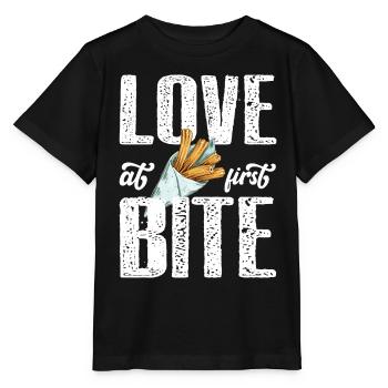 Coup de foudre les churros mexicains - T-shirt bio MINI CREATOR Stanley/Stella Enfant - noir - Devant - Mikhail (115cm)