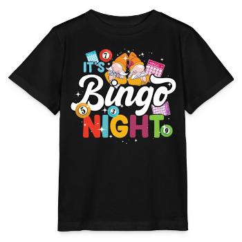 Es Ist Bingo-nacht Bingo - Stanley/Stella Kinder T-Shirt MINI CREATOR  - Schwarz - Vorne - Mikhail (115cm)