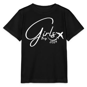 Girls Weekend Women Girls Trip 2024 - Stanley/Stella MINI CREATOR Kids’ T-Shirt - black - Front - Mikhail (115cm)