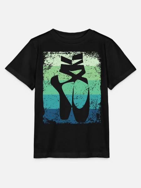 Ballettschuhe Vintage Frau Ballerina - T-shirt MINI CREATOR barn från Stanley/Stella - svart