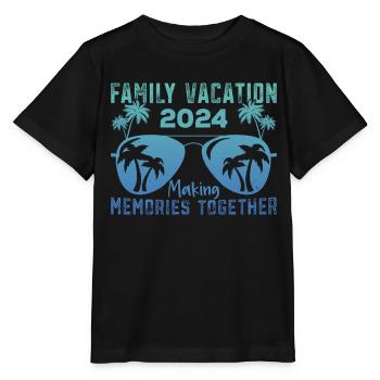 Sommerurlaub Familienurlaub - Stanley/Stella Kinder T-Shirt MINI CREATOR  - Schwarz - Vorne - Mikhail (115cm)