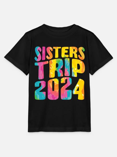 Sisters Trip 2024 - Stanley/Stella Kinder T-Shirt MINI CREATOR  - Schwarz