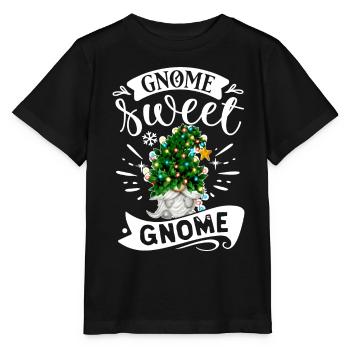 Gnomies de Noël Gnome Doux Gnome Gnome de Noël Gnome - T-shirt bio MINI CREATOR Stanley/Stella Enfant - noir - Devant - Mikhail (115cm)