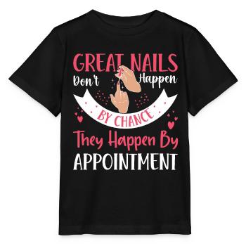 Les beaux ongles ne sont pas le fruit du hasard - T-shirt bio MINI CREATOR Stanley/Stella Enfant - noir - Devant - Mikhail (115cm)